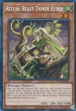 Ritual Beast Tamer Elder (V.3 - Secret Rare) - Quarter Century Bonanza (Secret Rare) [012]