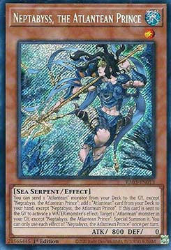 Neptabyss, the Atlantean Prince (V.3 - Secret Rare) - Quarter Century Bonanza (Secret Rare) [013]