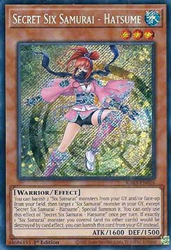 Secret Six Samurai - Hatsume (V.3 - Secret Rare) - Quarter Century Bonanza (Secret Rare) [016]