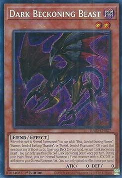 Dark Beckoning Beast (V.3 - Secret Rare) - Quarter Century Bonanza (Secret Rare) [027]