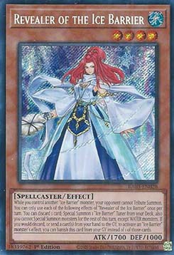 Revealer of the Ice Barrier (V.3 - Secret Rare) - Quarter Century Bonanza (Secret Rare) [028]
