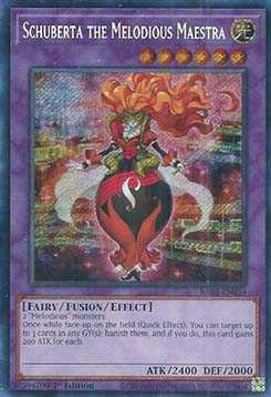 Schuberta the Melodious Maestra (V.3 - Secret Rare) - Quarter Century Bonanza (Secret Rare) [034]