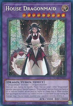 House Dragonmaid (V.3 - Secret Rare) - Quarter Century Bonanza (Secret Rare) [037]