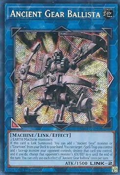 Ancient Gear Ballista (V.3 - Secret Rare) - Quarter Century Bonanza (Secret Rare) [046]