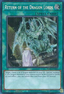 Return of the Dragon Lords (V.3 - Secret Rare) - Quarter Century Bonanza (Secret Rare) [060]