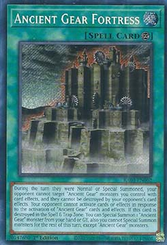 Ancient Gear Fortress (V.3 - Secret Rare) - Quarter Century Bonanza (Secret Rare) [RA03-062]