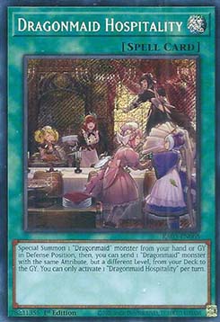 Dragonmaid Hospitality (V.3 - Secret Rare) - Quarter Century Bonanza (Secret Rare) [068]