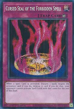 Cursed Seal of the Forbidden Spell (V.3 - Secret Rare) - Quarter Century Bonanza (Secret Rare) [076]