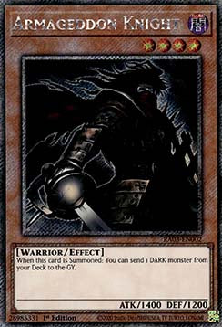 Armageddon Knight (V.4 - Platinum Secret Rare) - Quarter Century Bonanza (Platinum Secret Rare) [002]