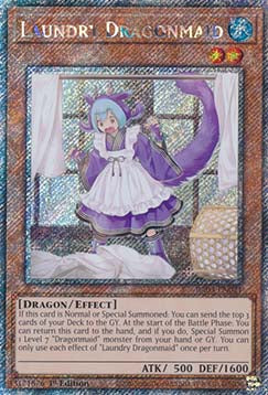Laundry Dragonmaid (V.4 - Platinum Secret Rare) - Quarter Century Bonanza (Platinum Secret Rare) [021]