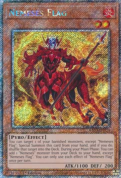 Nemeses Flag (V.4 - Platinum Secret Rare) - Quarter Century Bonanza (Platinum Secret Rare) [024]