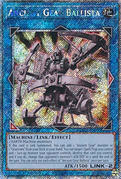 Ancient Gear Ballista (V.4 - Platinum Secret Rare) - Quarter Century Bonanza (Platinum Secret Rare) [046]