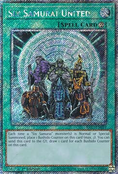 Six Samurai United (V.4 - Platinum Secret Rare) - Quarter Century Bonanza (Platinum Secret Rare) [054]