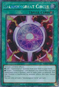 Salamangreat Circle (V.4 - Platinum Secret Rare) - Quarter Century Bonanza (Platinum Secret Rare) [066]