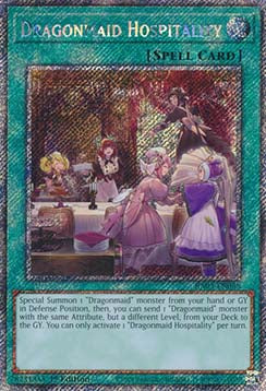 Dragonmaid Hospitality (V.4 - Platinum Secret Rare) - Quarter Century Bonanza (Platinum Secret Rare) [068]