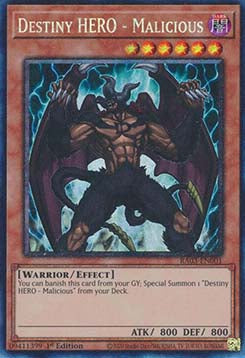 Destiny HERO - Malicious (V.6 - Collectors Rare) - Quarter Century Bonanza (Collectors Rare) [001]