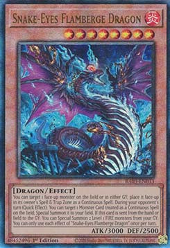 Snake-Eyes Flamberge Dragon (V.6 - Ultimate Rare) - Quarter Century Bonanza (Ultimate Rare) [033]