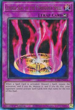 Cursed Seal of the Forbidden Spell (V.7 - Ultimate Rare) - Quarter Century Bonanza (Ultimate Rare) [076]