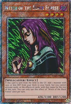Witch of the Black Forest (V.1 - Platinum Secret Rare) - Quarter Century Bonanza (Platinum Secret Rare) [091]