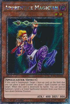 Apprentice Magician (V.1 - Platinum Secret Rare) - Quarter Century Bonanza (Platinum Secret Rare) [124]