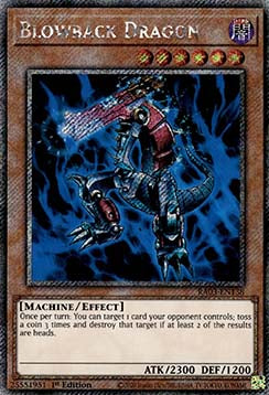 Blowback Dragon (V.1 - Platinum Secret Rare) - Quarter Century Bonanza (Platinum Secret Rare) [138]