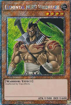 Elemental HERO Wildheart (V.1 - Platinum Secret Rare) - Quarter Century Bonanza (Platinum Secret Rare) [157]
