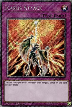 Icarus Attack (V.1 - Platinum Secret Rare) - Quarter Century Bonanza (Platinum Secret Rare) [165]