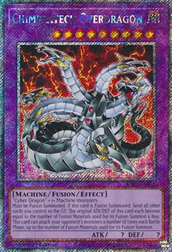 Chimeratech Overdragon (V.1 - Platinum Secret Rare) - Quarter Century Bonanza (Platinum Secret Rare) [166]