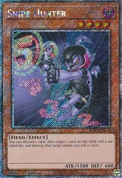 Snipe Hunter (V.1 - Platinum Secret Rare) - Quarter Century Bonanza (Platinum Secret Rare) [170]