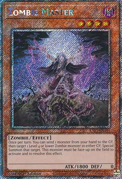 Zombie Master (V.1 - Platinum Secret Rare) - Quarter Century Bonanza (Platinum Secret Rare) [185]