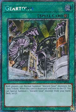 Geartown (V.1 - Platinum Secret Rare) - Quarter Century Bonanza (Platinum Secret Rare) [203]
