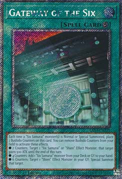 Gateway of the Six (V.1 - Platinum Secret Rare) - Quarter Century Bonanza (Platinum Secret Rare) [229]