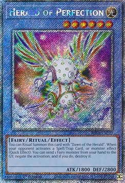 Herald of Perfection (V.1 - Platinum Secret Rare) - Quarter Century Bonanza (Platinum Secret Rare) [237]