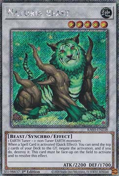 Naturia Beast (V.1 - Platinum Secret Rare) - Quarter Century Bonanza (Platinum Secret Rare) [238]