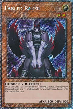 Fabled Raven (V.1 - Platinum Secret Rare) - Quarter Century Bonanza (Platinum Secret Rare) [239]