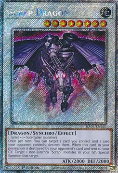 Scrap Dragon (V.1 - Platinum Secret Rare) - Quarter Century Bonanza (Platinum Secret Rare) [240]
