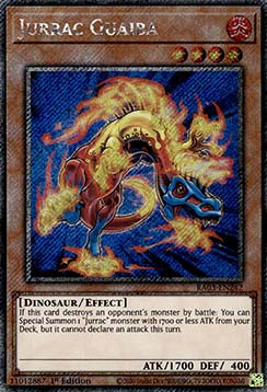 Jurrac Guaiba (V.1 - Platinum Secret Rare) - Quarter Century Bonanza (Platinum Secret Rare) [242]