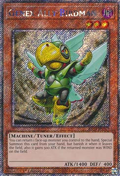 Genex Ally Birdman (V.1 - Platinum Secret Rare) - Quarter Century Bonanza (Platinum Secret Rare) [247]