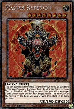 Master Hyperion (V.1 - Platinum Secret Rare) - Quarter Century Bonanza (Platinum Secret Rare) [252]