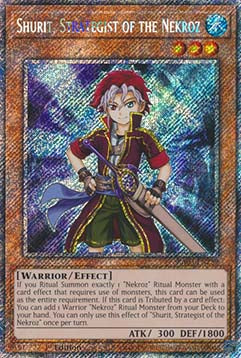 Shurit, Strategist of the Nekroz (V.1 - Platinum Secret Rare) - Quarter Century Bonanza (Platinum Secret Rare) [259]