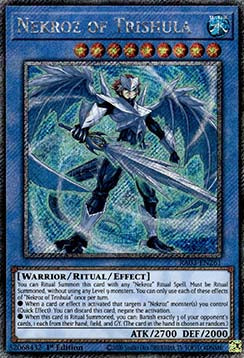 Nekroz of Trishula (V.1 - Platinum Secret Rare) - Quarter Century Bonanza (Platinum Secret Rare) [261]