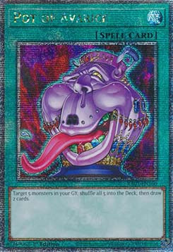 Pot of Avarice (V.2 - Quarter Century Secret Rare) - Quarter Century Bonanza (Quarter Century Secret Rare) [160]