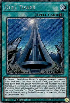 Duel Tower (V.1 - Platinum Secret Rare) - Quarter Century Bonanza (Platinum Secret Rare) [273]