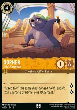 Gopher - Ship's Carpenter - Azurite Sea (Uncommon) [4]