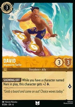 David - Impressive Surfer - Azurite Sea (Uncommon) [8]