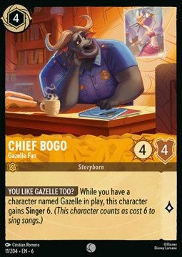Chief Bogo - Gazelle Fan - Azurite Sea (Common) [11]