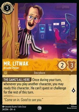 Mr. Litwak - Arcade Owner - Azurite Sea (Common) [24]