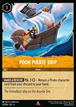 Pooh Pirate Ship - Azurite Sea (Rare) [32]