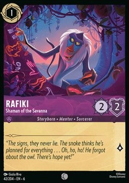 Rafiki - Shaman of the Savanna - Azurite Sea (Common) [42]