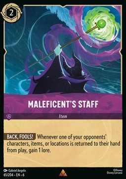 Maleficent's Staff (V.1) - Azurite Sea (Rare) [65]